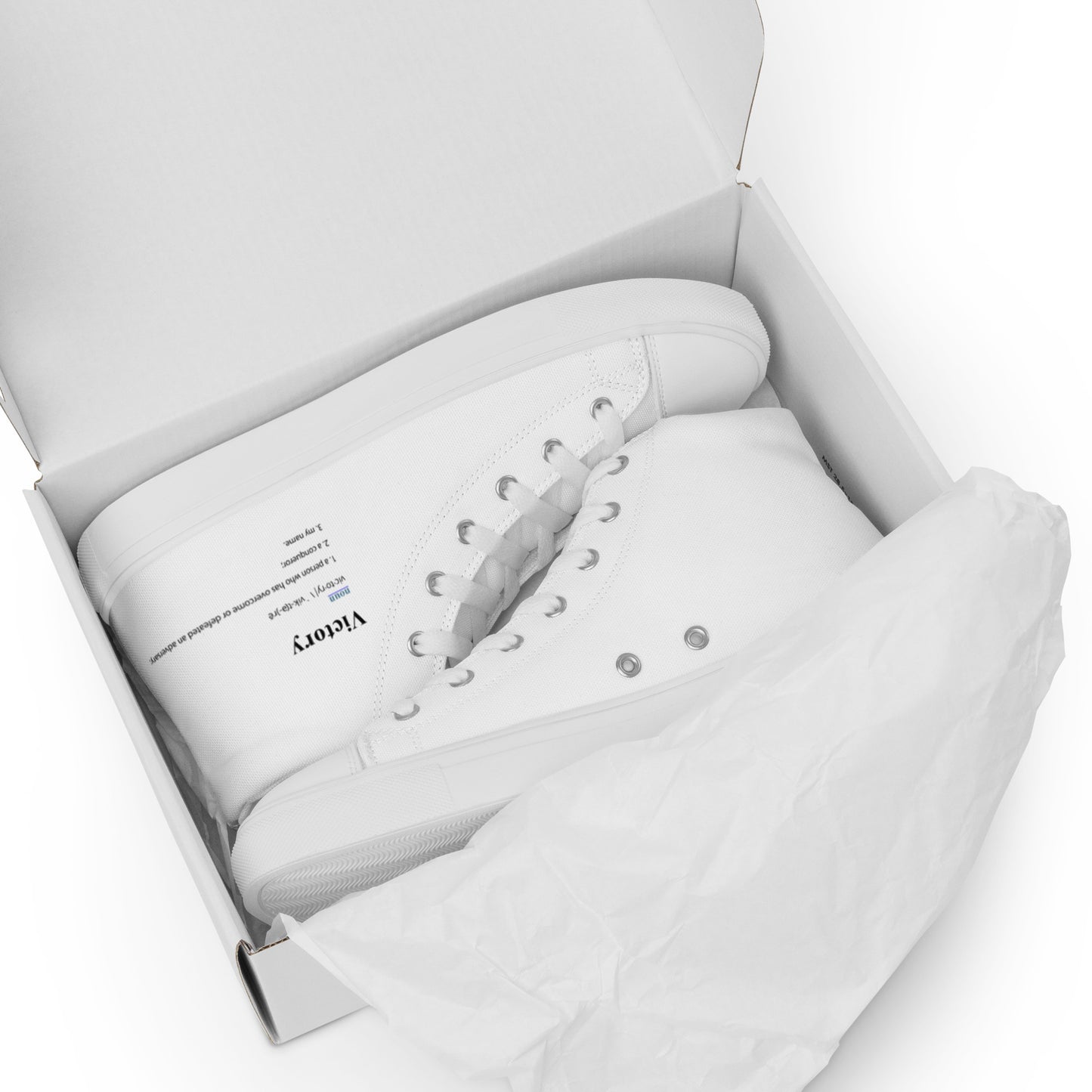 High top canvas shoes