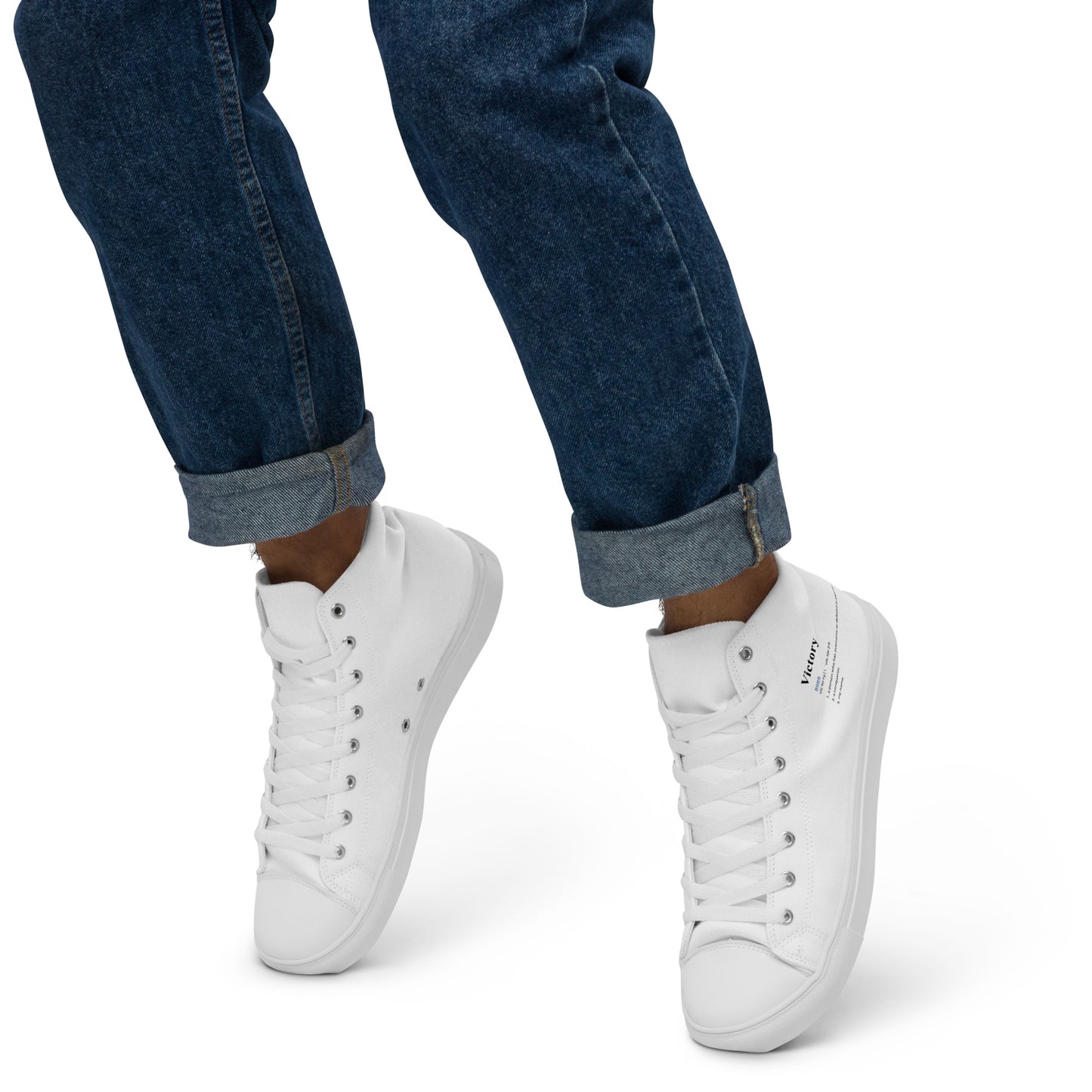 High top canvas shoes