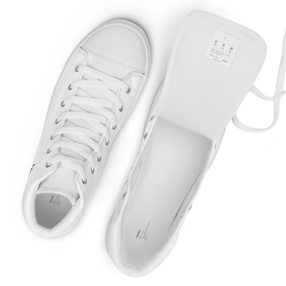 High top canvas shoes
