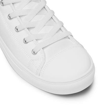 High top canvas shoes