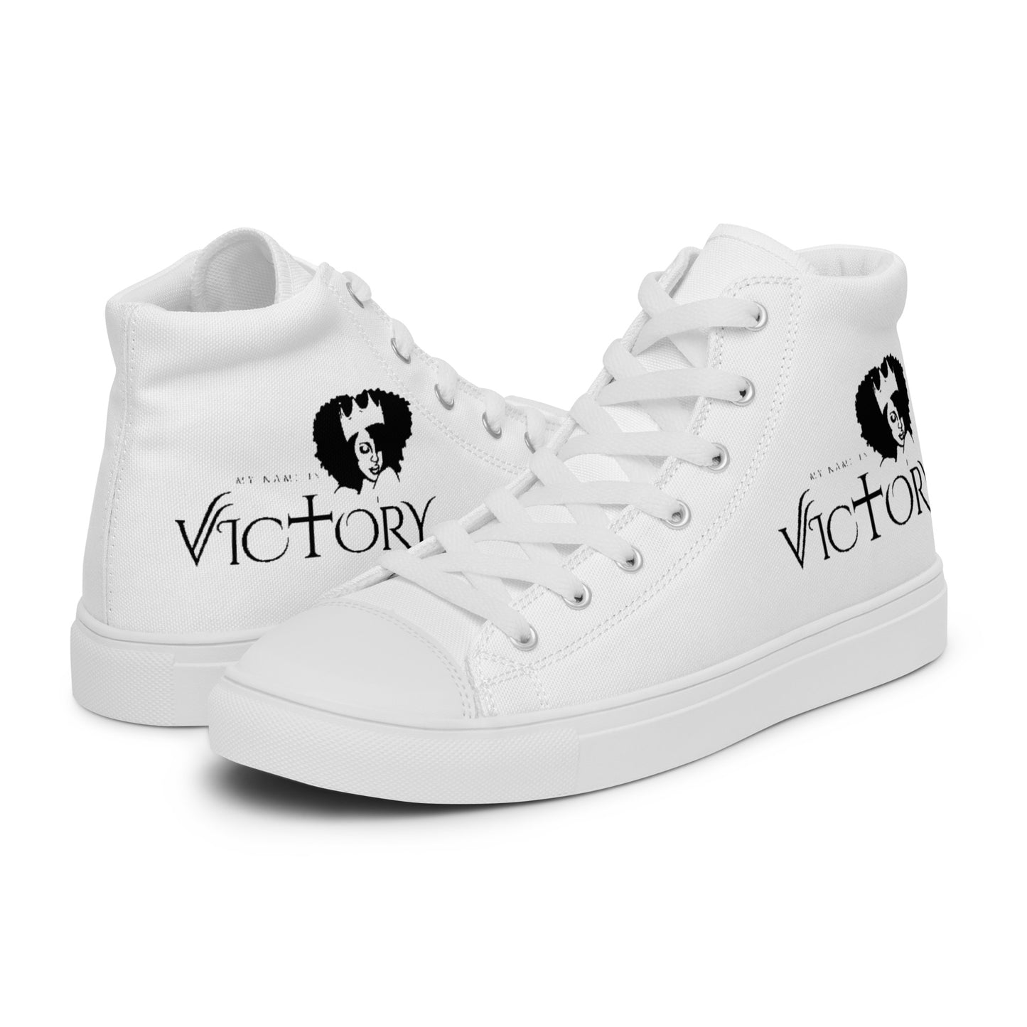 Women’s high top canvas shoes