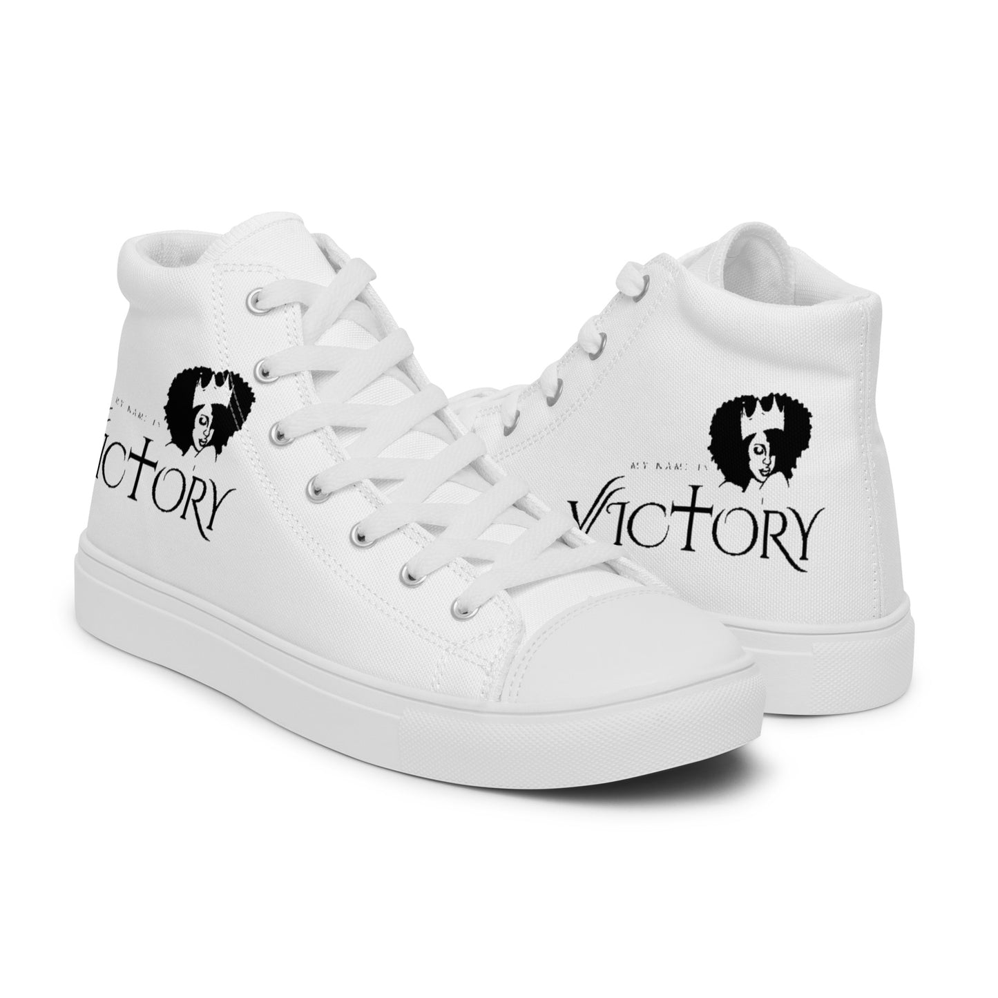 Women’s high top canvas shoes